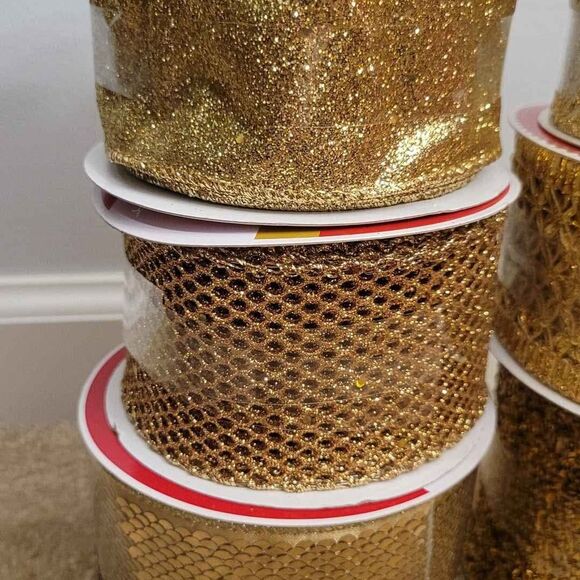 assorted gold ribbon - Picture 2 of 7